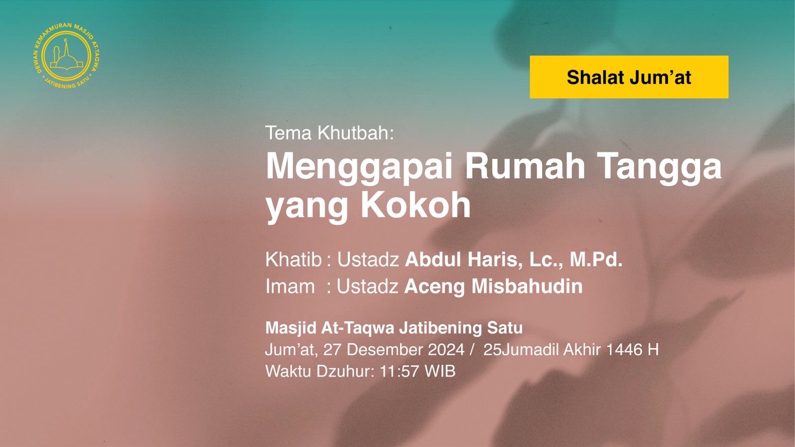 Menggapai rumah tangga yang kokoh