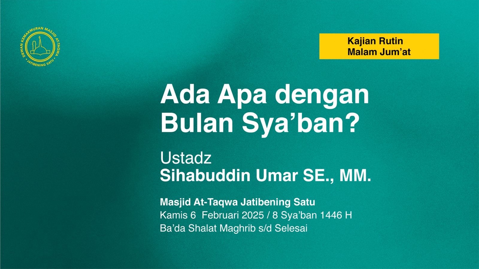 Ada Apa dengan Bulan Sya’ban ?